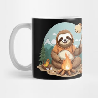 Campfire Sloth Mug